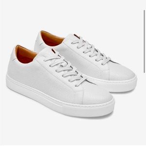 GREATS Brooklyn Royale White (Blanco) Perforated Sneaker Size 8
